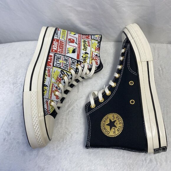 Converse Chuck 70 Hi "MiGente" Hi-Top Sneakers Black Unisex Lace-Up New171572C - Picture 11 of 16